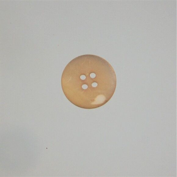 Brunello Cucinelli Replacement Button 4 Hole Beige Luster Button - Picture 9 of 9